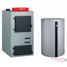 Пакет Vitoligno 100-S 25 кВт + Бойлер Vitocell 100-E 950 л + Vitotronic 100 FC1
